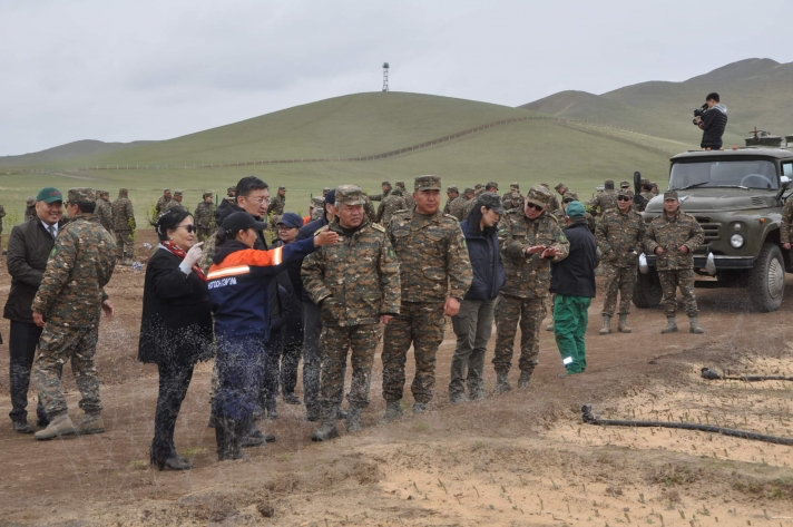 Хилчид Монгол Улсын хилийн дагуу ногоон хэрэм байгуулна