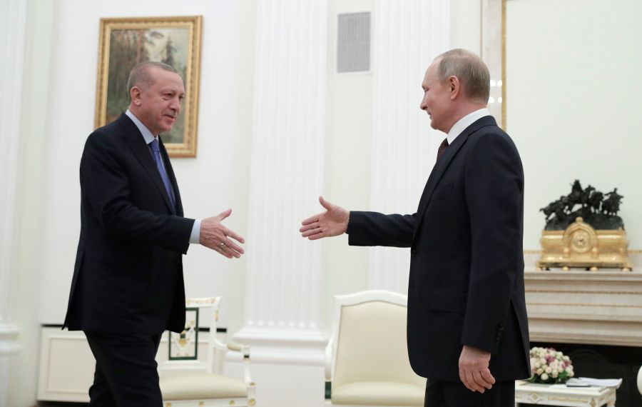 В.Путин, Т.Эрдоган нар Москвад уулзана