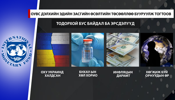 Украины дайны улмаас дэлхийн эдийн засагт хагарал үүсэхээр байгааг ОУВС анхаарууллаа